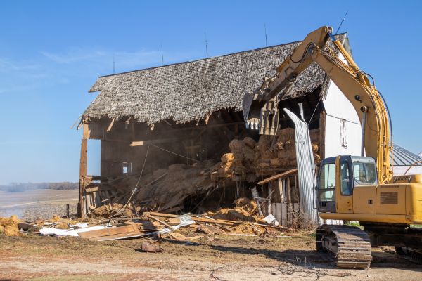 Barn Demolition in Lewisville