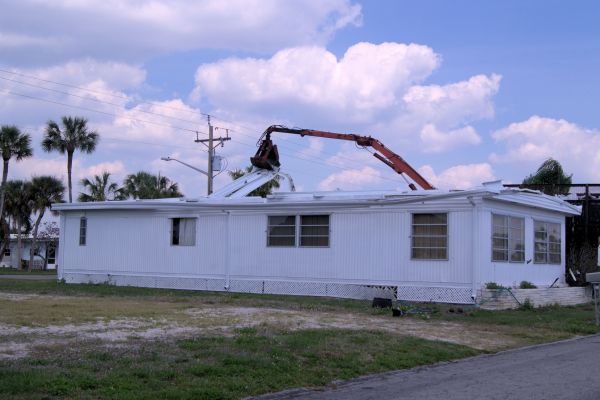 Mobile Home Demolition in Lewisville