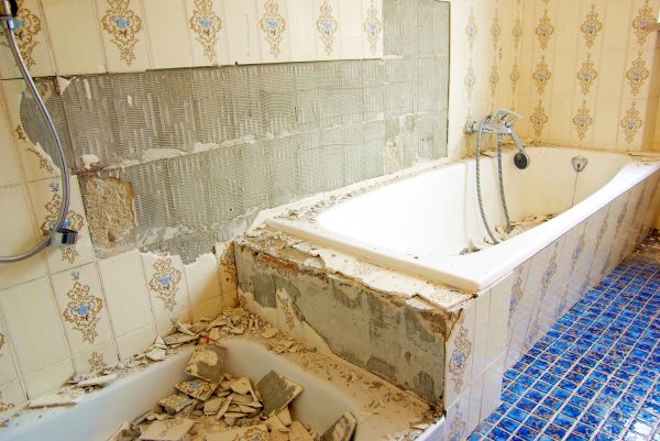 Shower Demolition in Lewisville