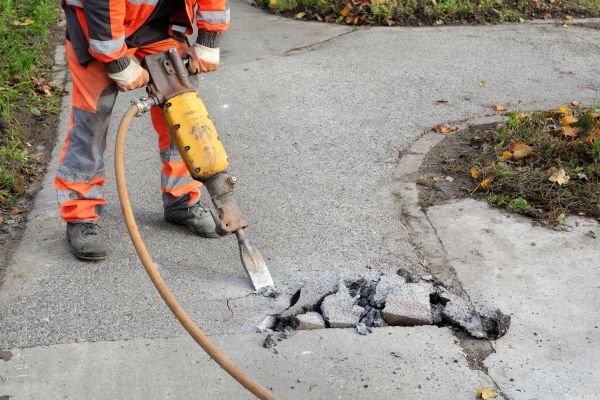 Concrete Sidewalk Removal in Lewisville