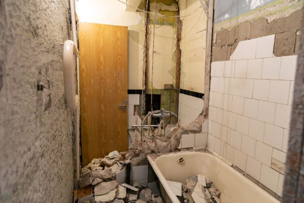 Shower Tile Demolition in Lewisville