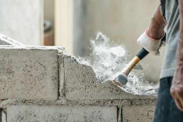 Block Wall Demolition in Lewisville